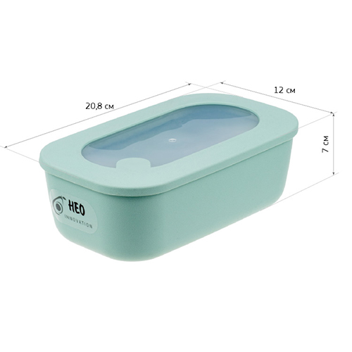 Ёмкость для продуктов 0.9 л IDEA НЕО М 1391, герметичная, фисташковая