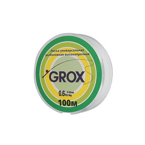 Леска GROX Strong Универсальная 0,12х100м, 2. 5кг 1/500