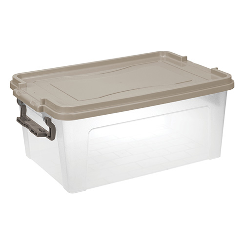 Контейнер для хранения 25 л IDEA М 2867, 484х320х240 мм, прямоугольный, капучино