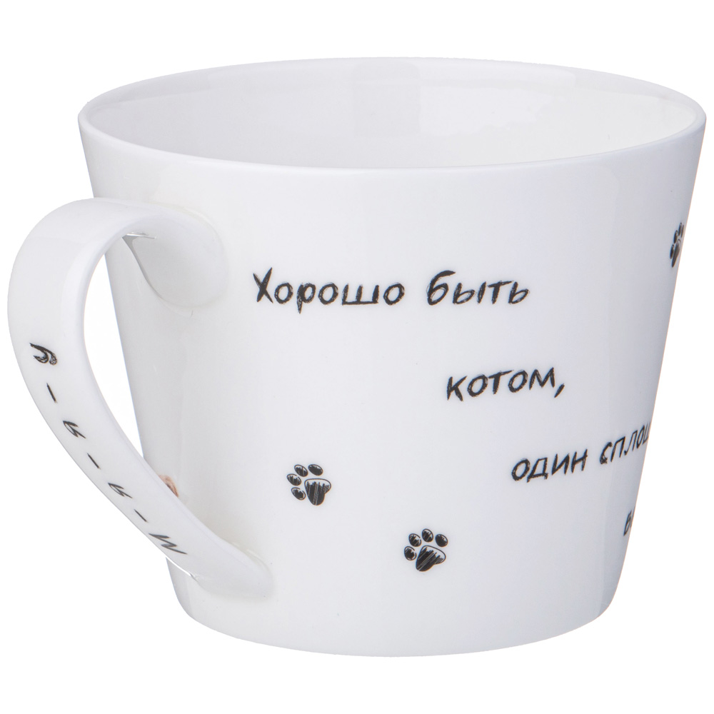 КРУЖКА LEFARD "БЕРИ КОТА" 450 МЛ (КОР=48ШТ.)