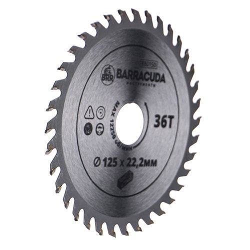 Диск пильный по дереву 125*22. 2*36T Барракуда, 1/100/200