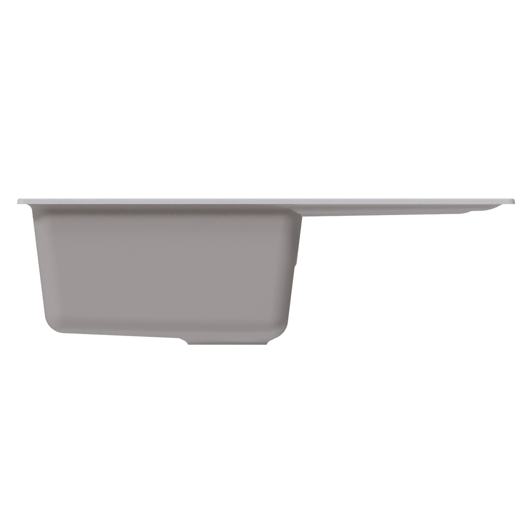 Мойка ML-GM19 с крылом, ультра-белая, 341, 750*500*200мм NEW