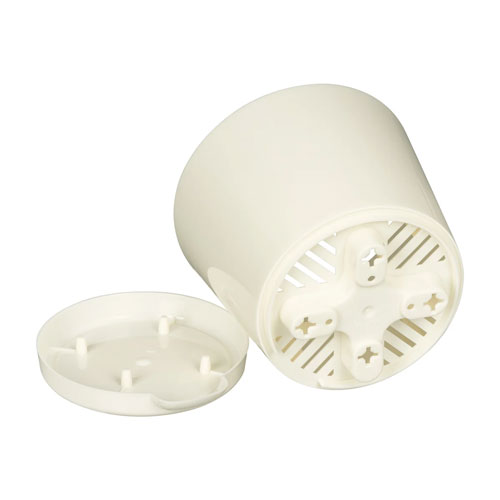 Горшок для цветов 0.5 л Homver Oregano 221602025/01, с прикорневым поливом 100 мм, светло-бежевый