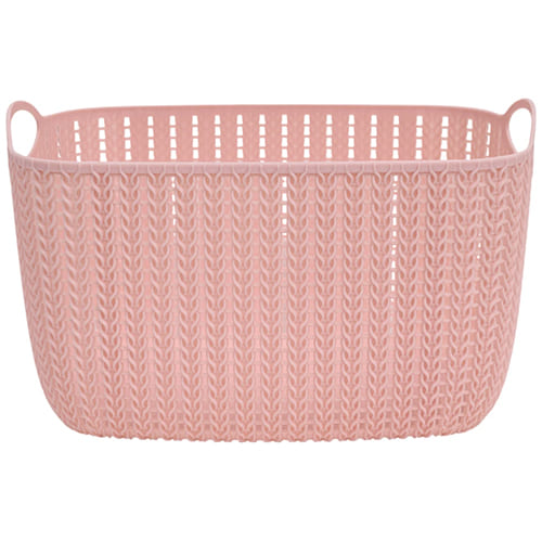 Корзинка 7 л IDEA ВЯЗАНИЕ М 2381, чайная роза