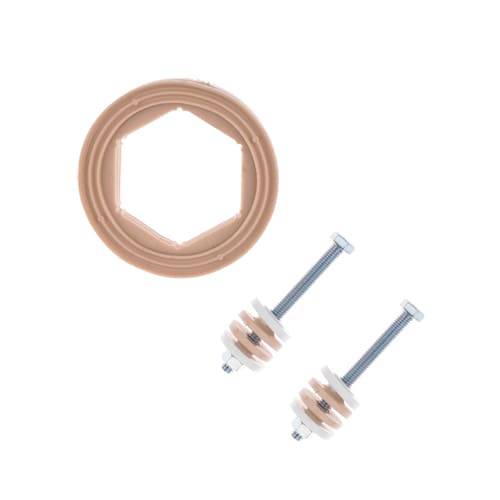 Арматура для компакт бачка унив. Тула РБМ кноп. бок/подв. 2-х ур. с плоск. дон. клапаном. АС-11М, 1/20