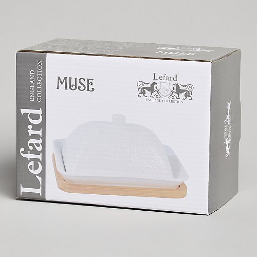 МАСЛЕНКА LEFARD "MUSE" НА ДЕР. ПОДСТАВКЕ 17*12,5*8 СМ