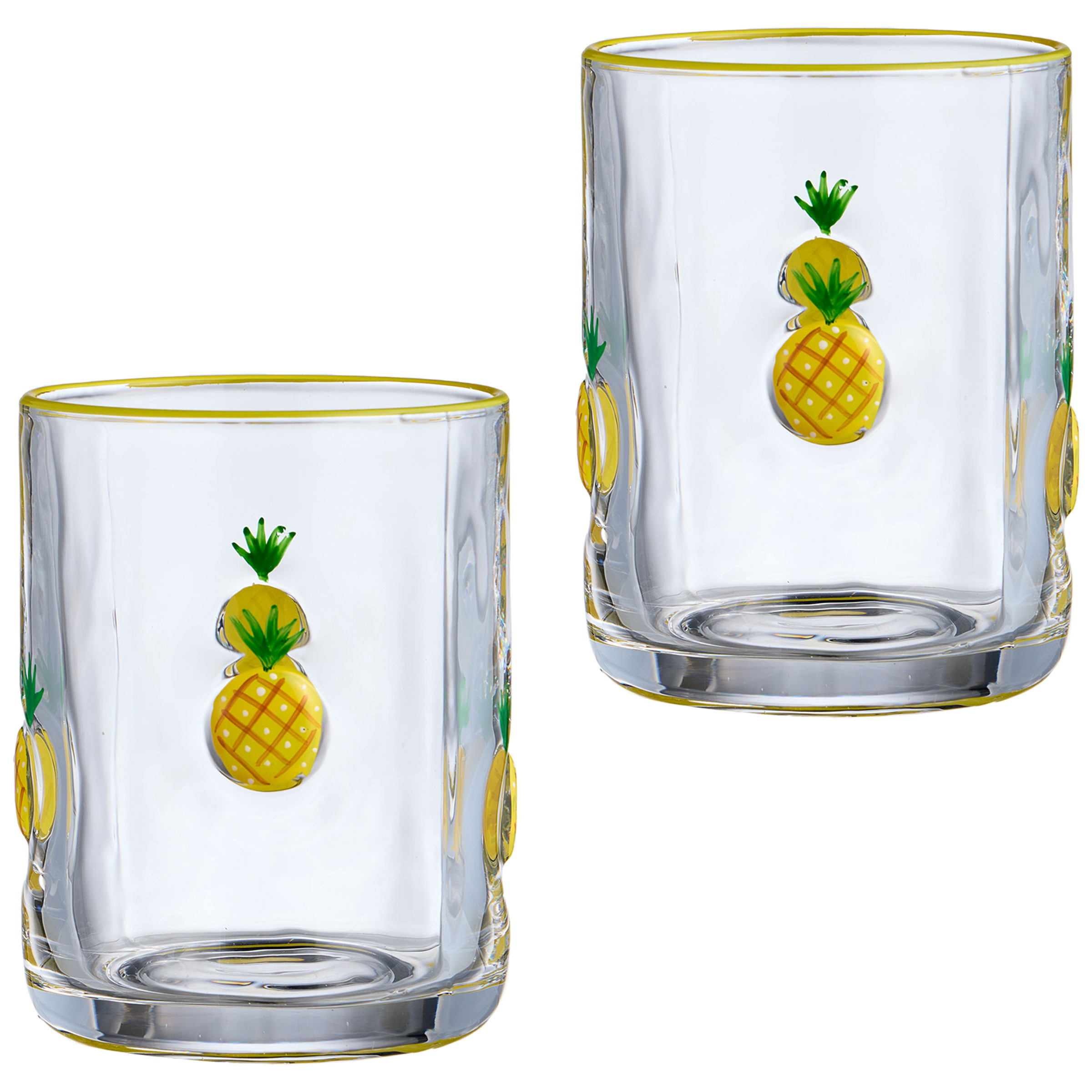 НАБОР СТАКАНОВ, FRUITY PINEAPPLE, ИЗ 2 ШТ. 400 МЛ