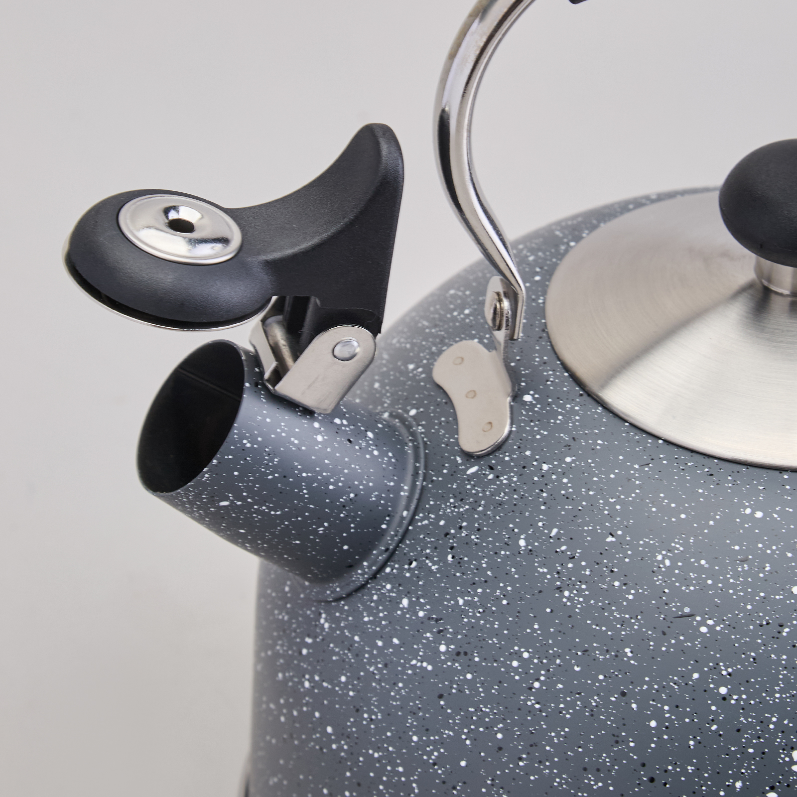 ЧАЙНИК AGNESS СО СВИСТКОМ 2,5 Л, СКЛАДЫВАЮЩАЯСЯ РУЧКА, ИНДУКЦИОН. ДНО