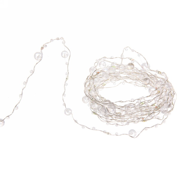 Гирлянда для дома НИТЬ "Льдинка" 5 м 50 ламп LED, 8 реж,IP-20, Мультицвет
