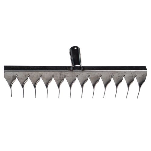 Грабли витые 12 зубьев нержавеющая сталь без черенка толщина металла 2 мм SPETSTEXNIK, 10/10