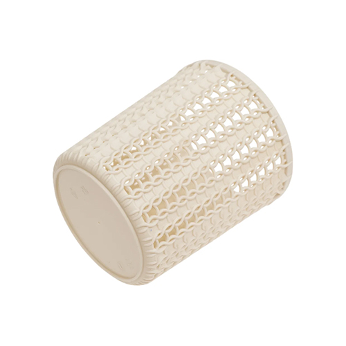 Подставка круглая IDEA ВЯЗАНИЕ М 2384, белый ротанг