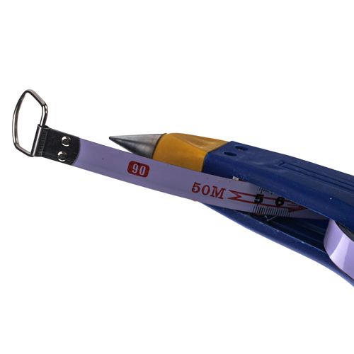 Лента мерная 50м*12,5мм геодезическая, стальная лента, 1/24