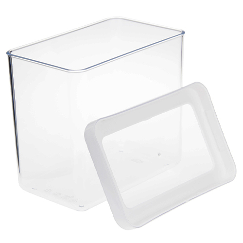 Емкость для сыпучих продуктов 1.7 л IDEA СТЕП М 1297, 16х10х14 см, белая