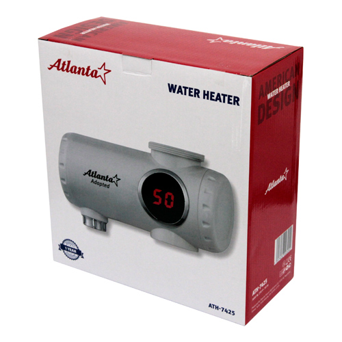 Кран мгновенного нагрева АТЛАНТА АТН-7425 белый, 1/10