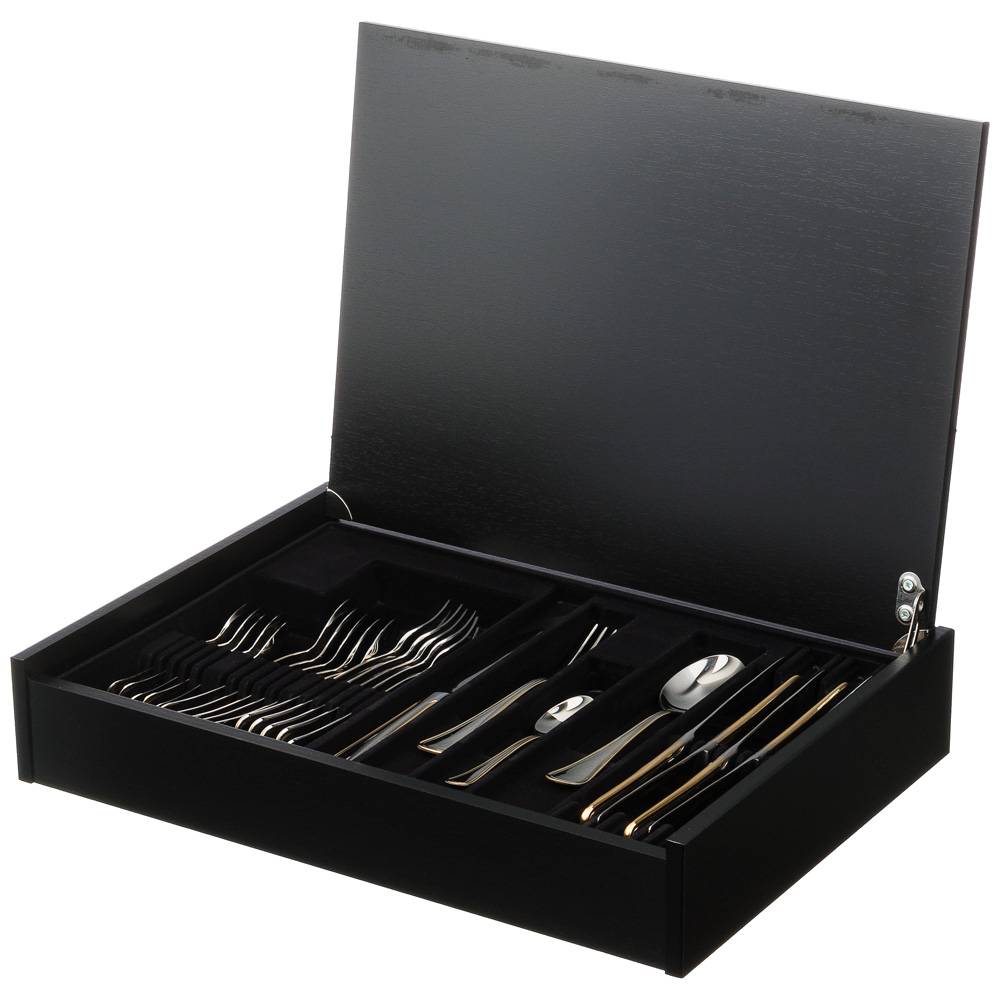 НАБОР СТОЛОВЫХ ПРИБОРОВ, GALLES ORO, НА 6 ПЕРСОН 24 ПР.