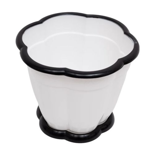 Горшок цв. Восторг 1,5л, белый, 1/24