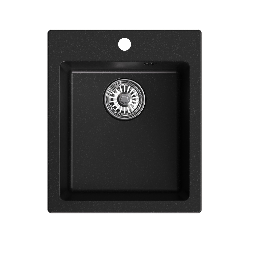 Мойка ML-GM14 ультра-черная, 344, 420*500*190мм NEW