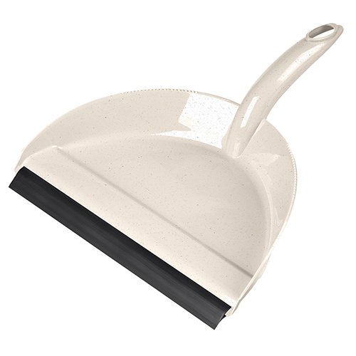 Комплект щетка-сметка Homver Malta 221211327/04, с совком, с кромкой, бежевый флэк