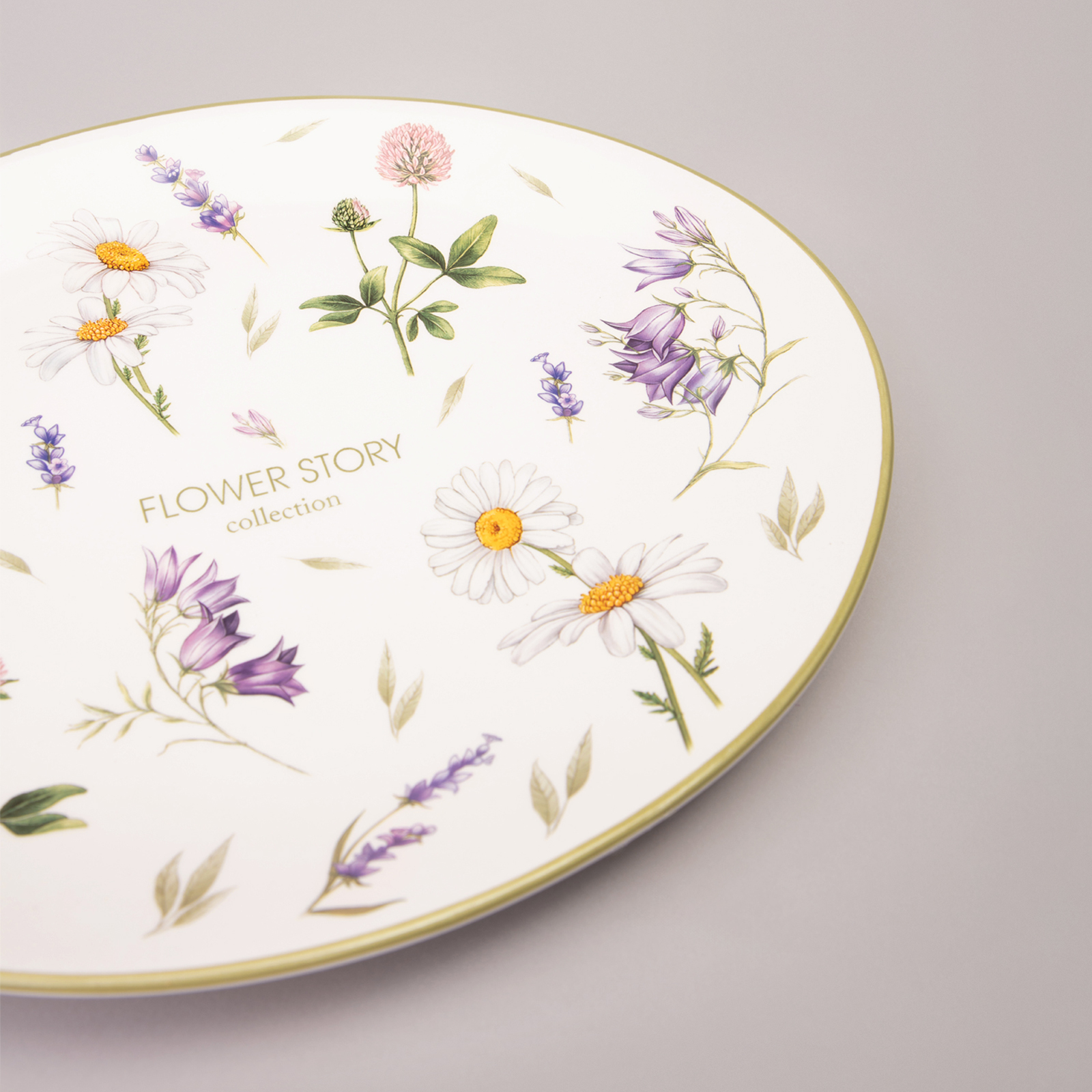 БЛЮДО ОВАЛЬНОЕ AGNESS, FLOWER STORY, 31, 5*25, 5*3 СМ, КОР=12ШТ.