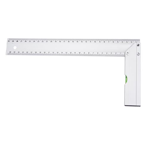 Угольник алюминиевый с уровнем 300мм, 1/10/120