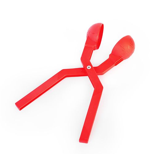 Форма для лепки снежков Снежинка, красный, Альтернатива, М9106, 1/