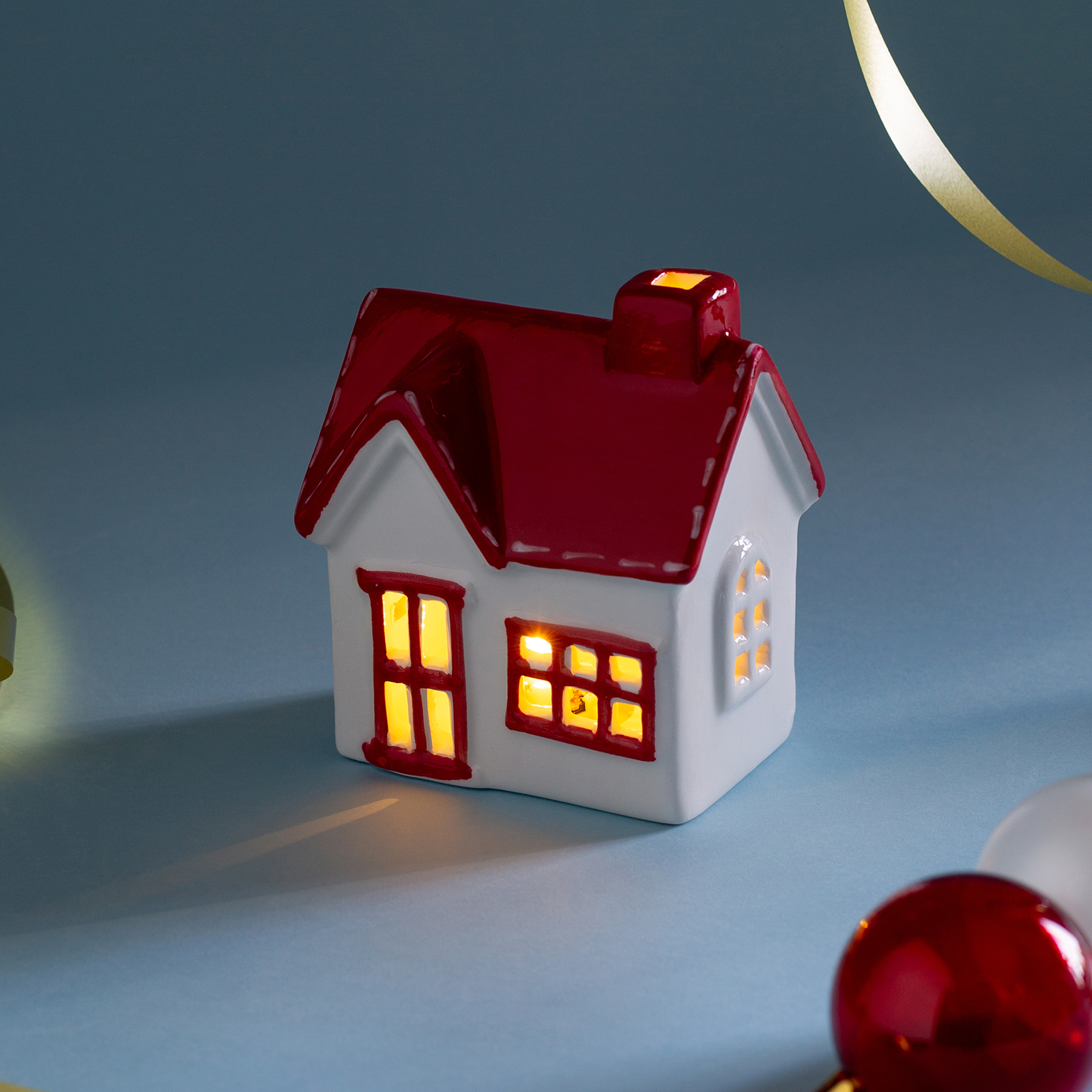 СТАТУЭТКА, ДОМИК, С LED-ПОДСВЕТКОЙ 9, 5Х7Х11 СМ