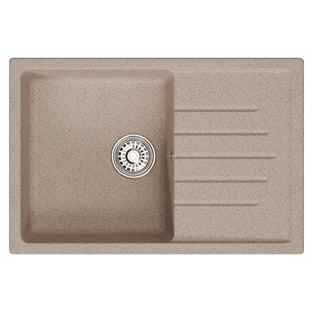 Мойка ML-GM19 с крылом, песочная, 302, 750*500*200мм NEW