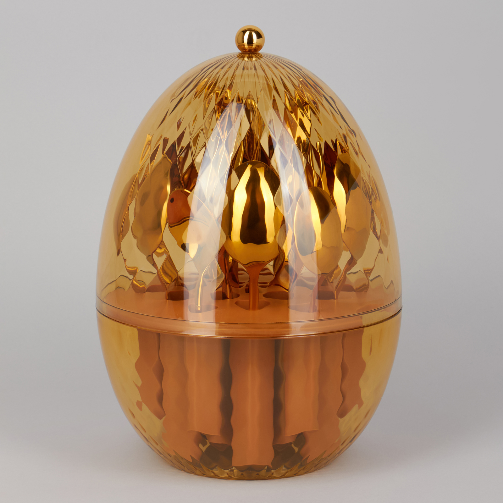 НАБОР СТОЛОВЫХ ПРИБОРОВ НА ВРАЩАЮЩЕЙСЯ ПОДСТАВКЕ, 24ПР., СТАЛЬ 18/10, ПВД ПОКРЫТИЕ