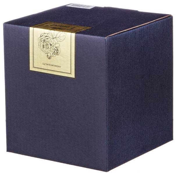 ВАЗА "LEFARD GOLD GLASS" ДИАМЕТР=17 СМ. ВЫСОТА=25 СМ. (КОР=6ШТ.)