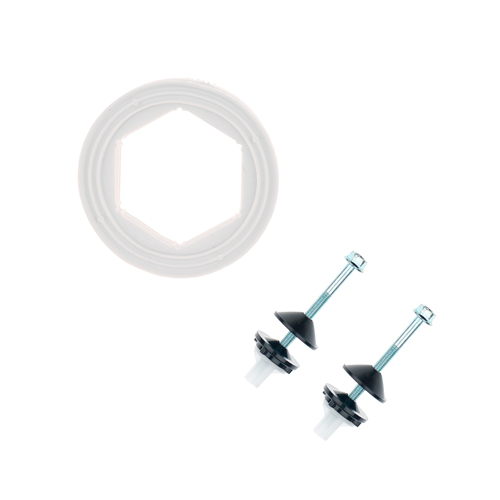 Арматура для компакт бачка, Псков, универ. 110. 56. 14. 3 хром шток бок. подв. , 1/30