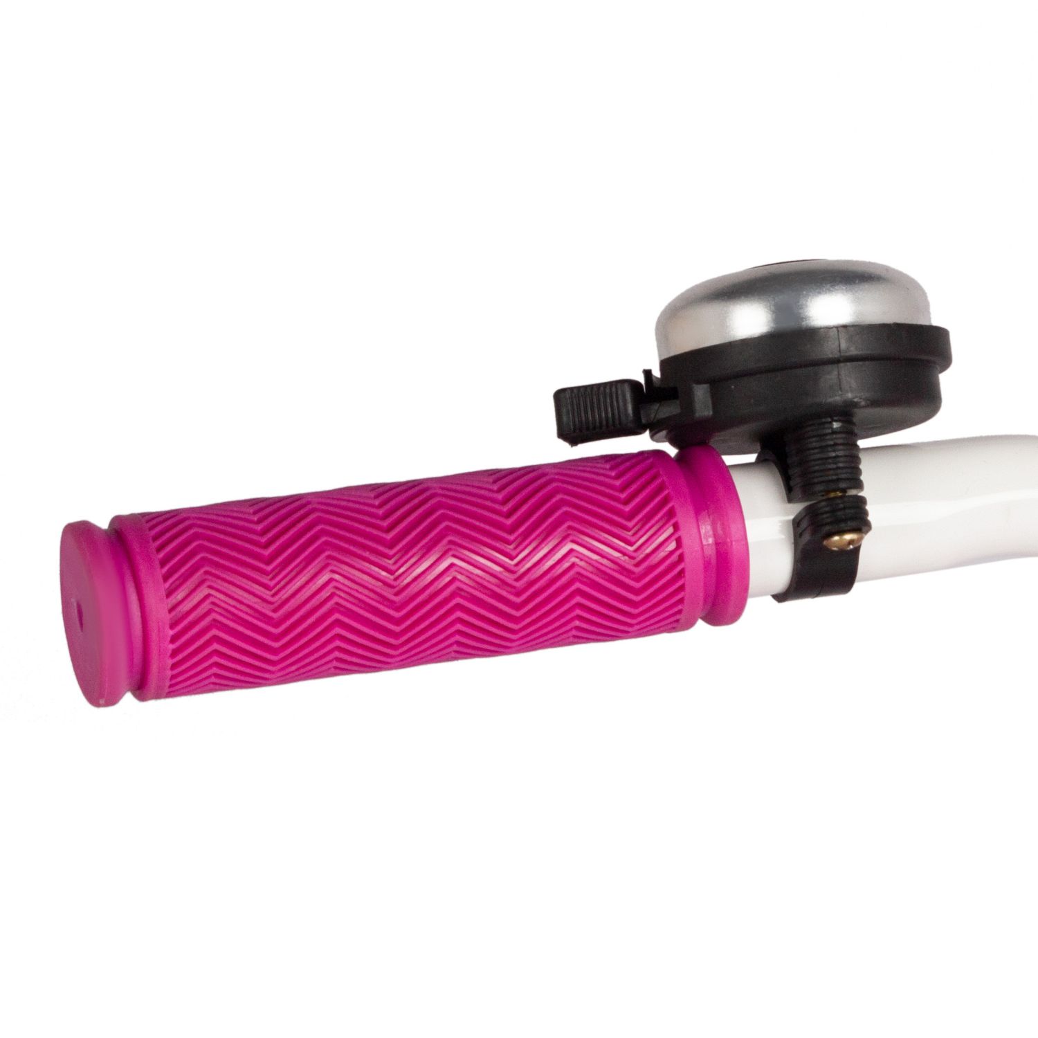 Велосипед NOVATRACK 20, TWIST розовый, тормоз нож, крылья корот, защита цепи, корзина