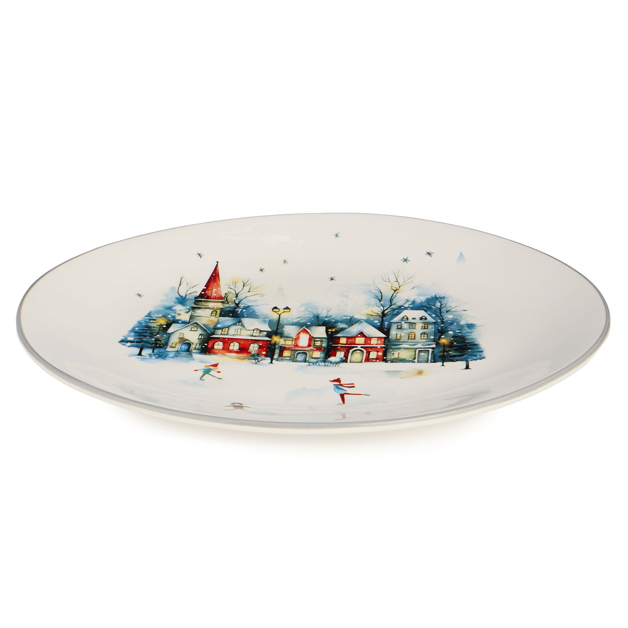 БЛЮДО ОВАЛЬНОЕ AGNESS, С НОВЫМ ГОДОМ!, 31, 5*25, 5*3 СМ