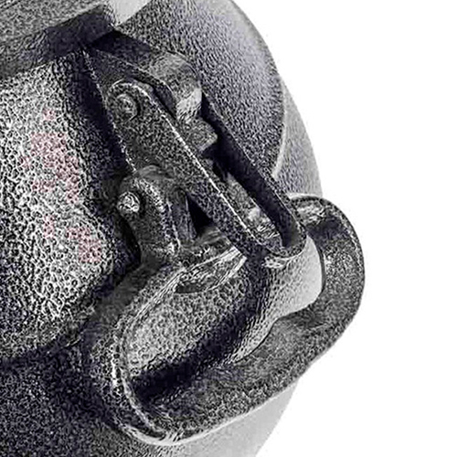 Казан 10,0 л Афганский черный с боковыми ручками, алюминевый Rashko Baba, 1/6