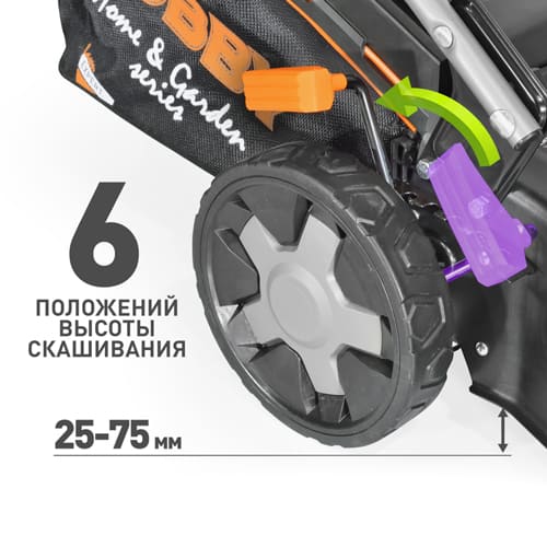 Газонокосилка бензиновая CARVER LMG-2646DM HOBBY