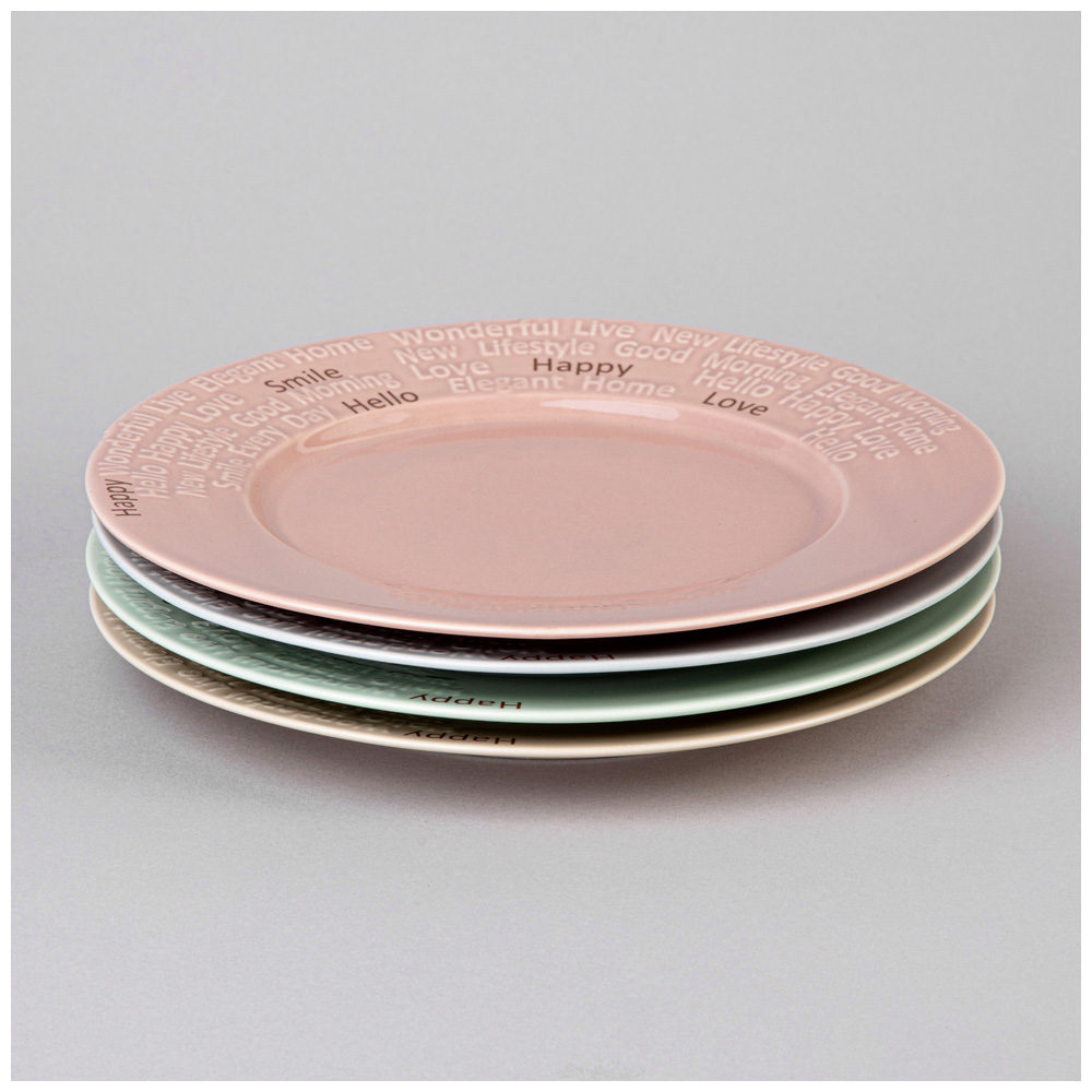 НАБОР ТАРЕЛОК LEFARD, GOOD MORNING, 4 ШТ. 20 СМ МИКС ЦВЕТОВ, КОР=12НАБ.