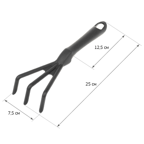 Набор инструментов для сада IDEA М 2159, черный
