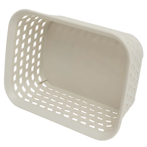 Ящик 1 л IDEA РОТАНГ М 2374, 185 х140 х70 мм, белый ротанг