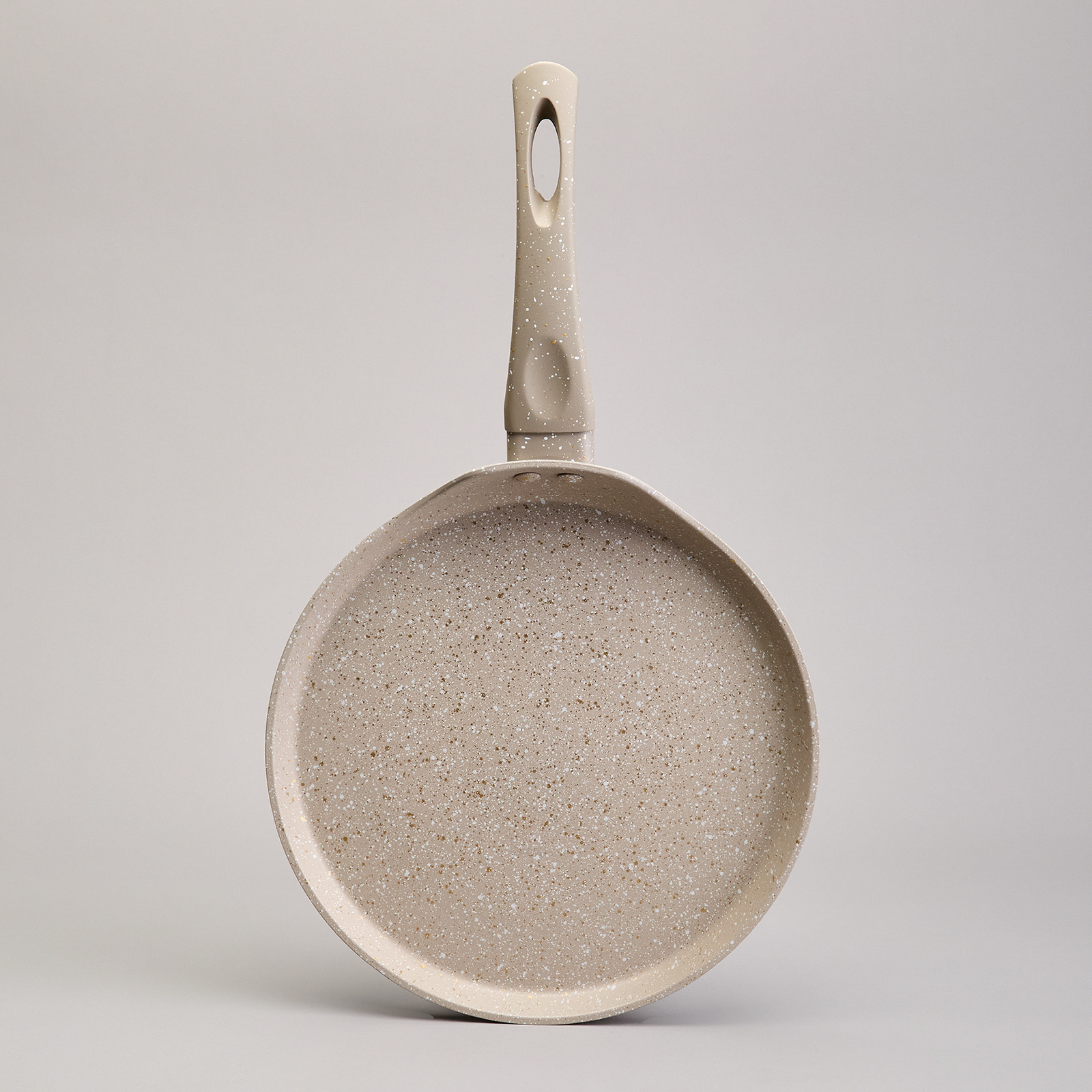 СКОВОРОДА БЛИННАЯ AGNESS С АНТИПРИГАРНЫМ ПОКРЫТИЕМ, LATTE,  22Х2СМ, ИНДУКЦИОННОЕ ДНО