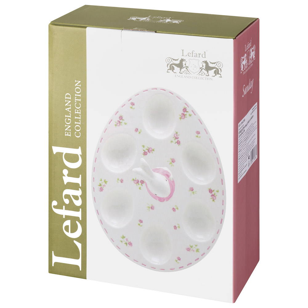 БЛЮДО ДЛЯ 6 ЯИЦ LEFARD, SUNDAY, 25, 5*20*2 СМ