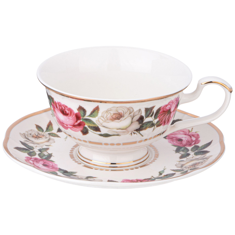 ЧАЙНЫЙ СЕРВИЗ LEFARD, MELODY OF ROSES, НА 6 ПЕР. 20 ПР. 1100/300/270 МЛ, КОР=2НАБ.