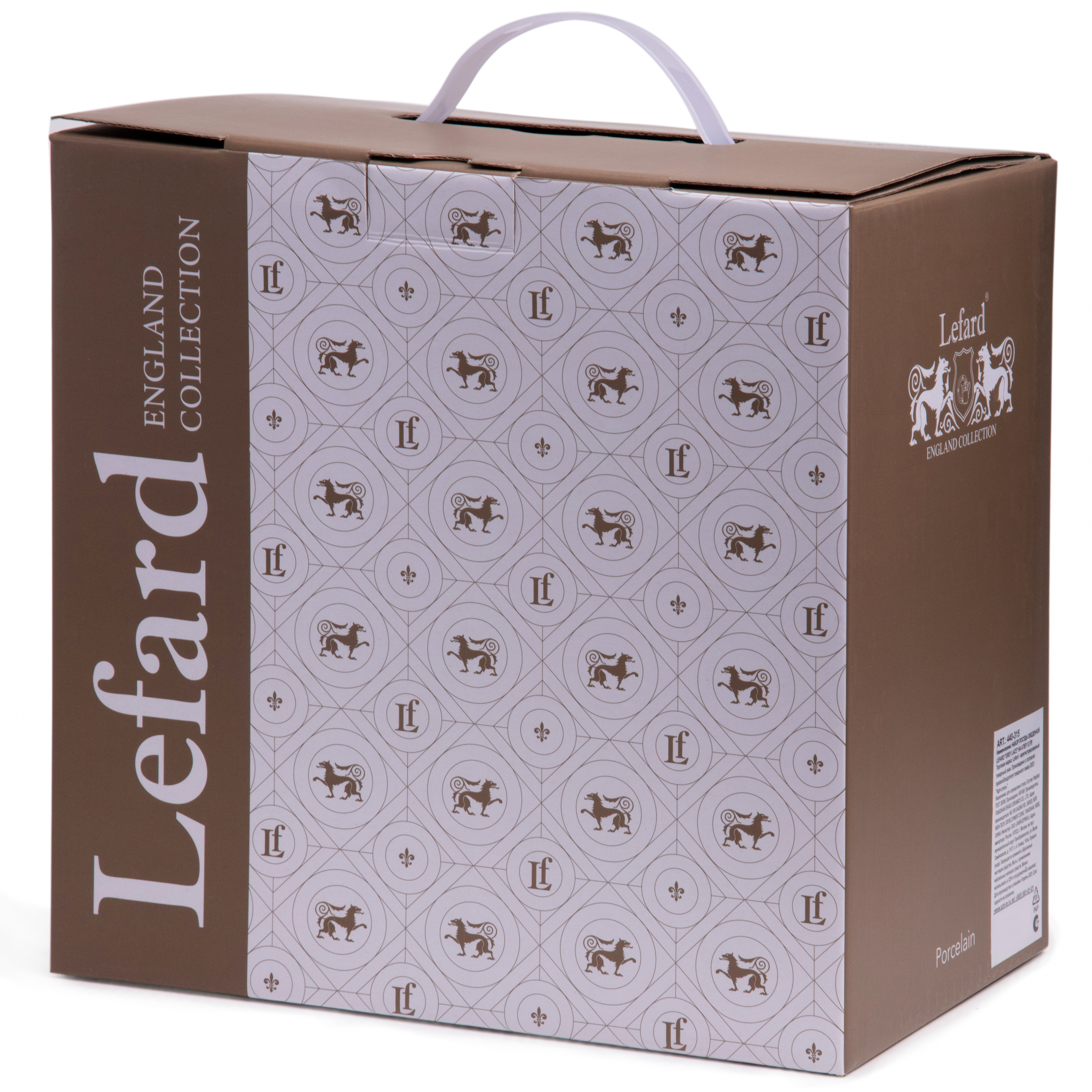 НАБОР ПОСУДЫ ОБЕДЕННОЙ LEFARD, GREY LACE, НА 4 ПЕР. 12 ПР.