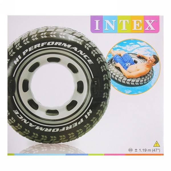Круг для плавания 119 см с ручками High Velocity Tire Bestway, 36102