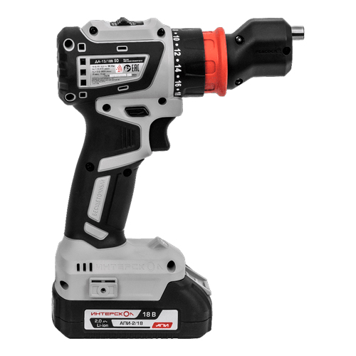 Дрель аккумуляторная ДА 13/18 В 50 Интерскол