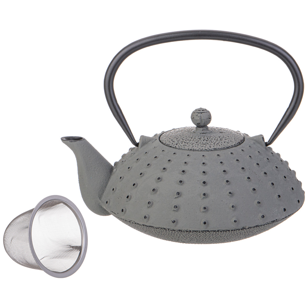 ЗАВАРОЧНЫЙ ЧАЙНИК ЧУГУННЫЙ С ЭМАЛИРОВАННЫМ ПОКРЫТИЕМ ВНУТРИ 800 МЛ, КОР=8ШТ.