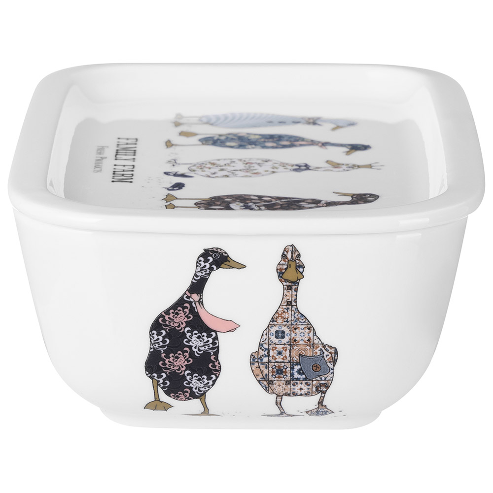 БЛЮДО С КРЫШКОЙ LEFARD "FAMILY FARM" ПРЯМОУГ. 19*13*6,5 СМ 740 МЛ (КОР=18ШТ.)