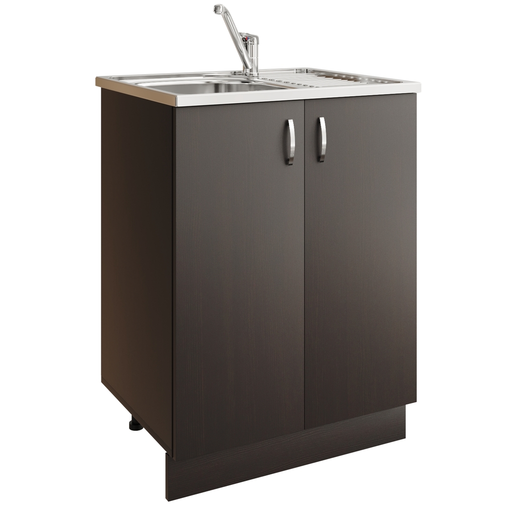 Тумба 60 ЛДСП венге, ОТДЕЛЬНО ПРИОБРЕТАЕТСЯ МОЙКА