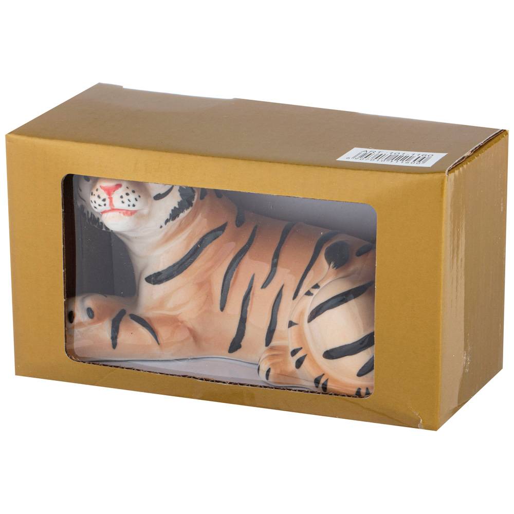 СТАТУЭТКА, ТИГР, ДЛИНА=15 СМ, КОР=36ШТ.