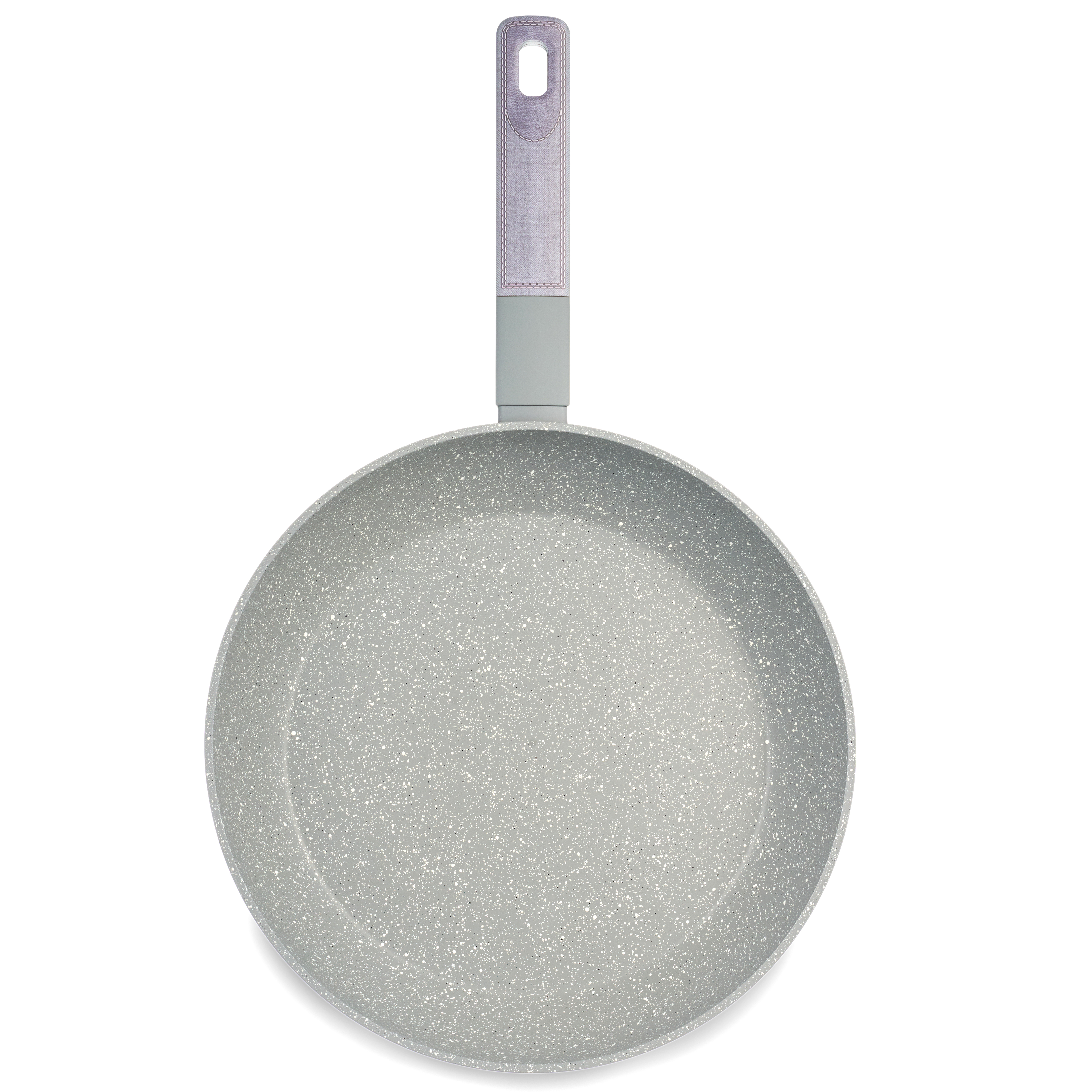 СКОВОРОДА С АНТИПРИГАРНЫМ ПОКРЫТИЕМ PFLUON MARBLE, 28*5,2 СМ