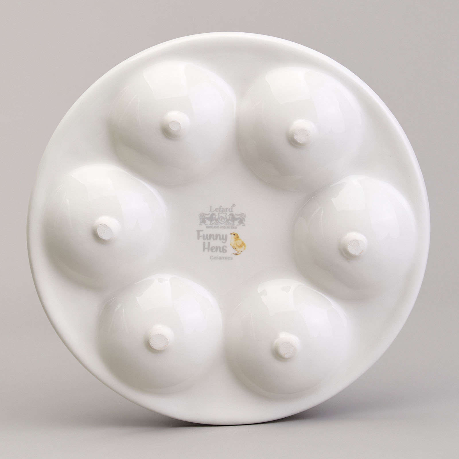 БЛЮДО НА 6 ЯИЦ LEFARD, FUNNY HENS, 18*18*2, 5 СМ, КОР=36ШТ.