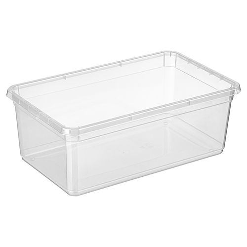 Ящик для хранения 5 л Homver Palm 221300301/00, 315х190х115 мм, бесцветный